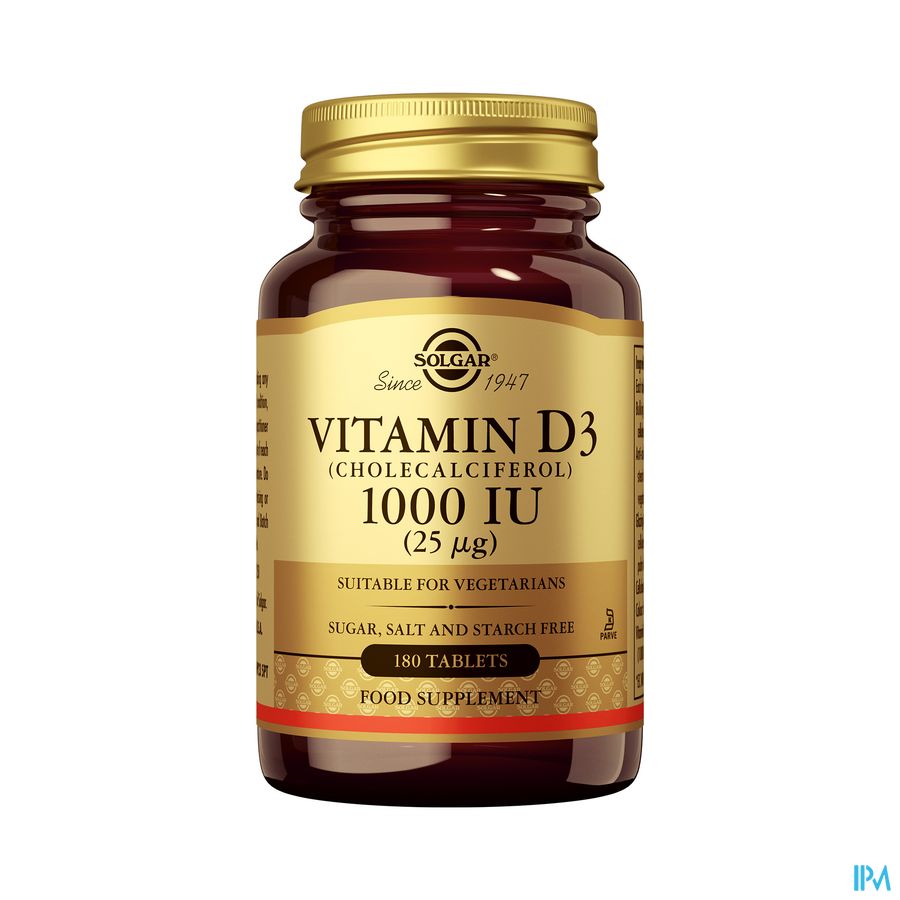 Solgar Vitamin D-3 25mcg/1000ie Comp 180 Solgar Vitamin D-3 25mcg/1000ie Comp 180
