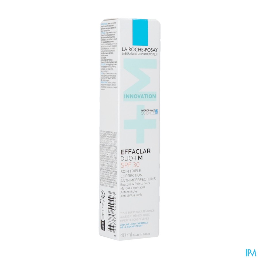 Lrp Effaclar Duo + M Dagcreme Spf30 40ml