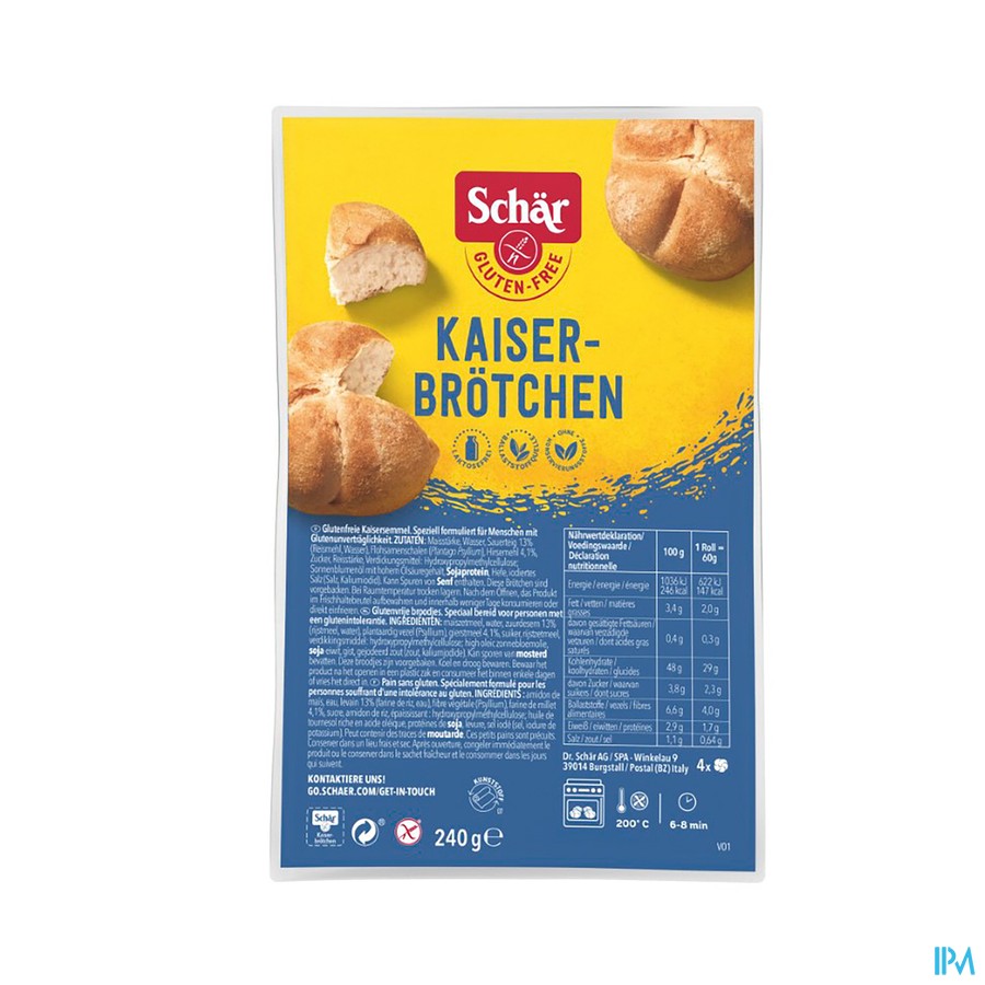 Schar Kaiser-brotchen 240g