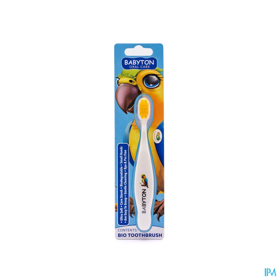 Babyton Bio Tandenborstel Papegaai Baby/kids