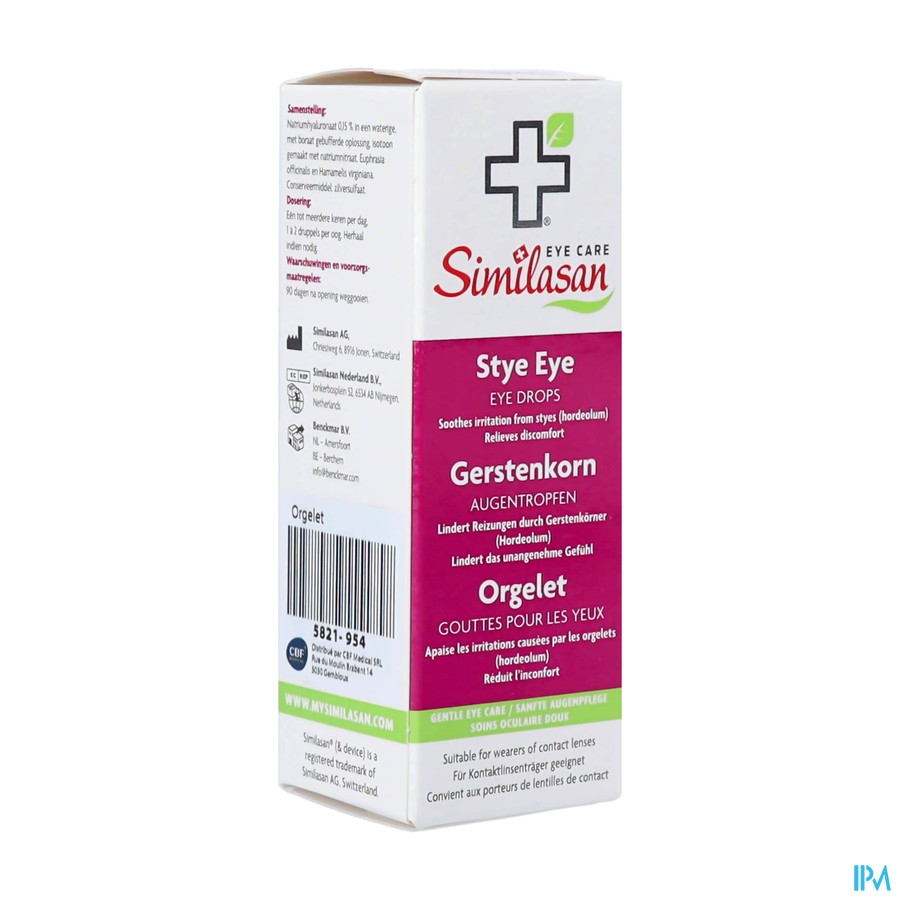 Similasan Orgelet Gouttes 10ml