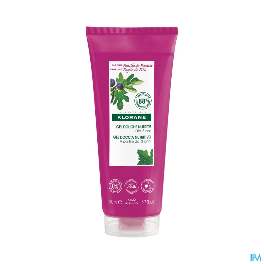 Klorane Lichaam Douchegel Vijg 200ml