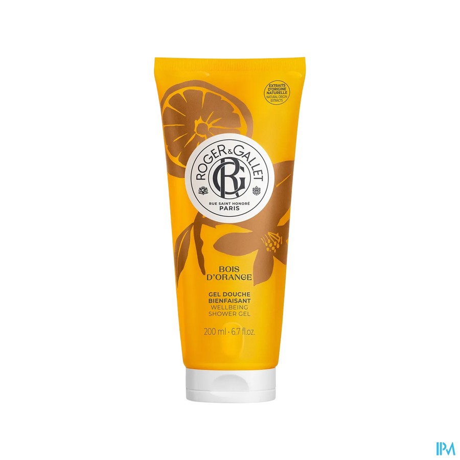 Roger&gallet Bois Orange Gel Douche 200ml