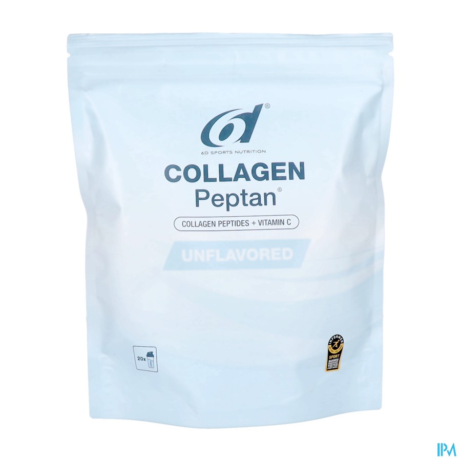 6d Sixd Collagen Peptan Unflavored 300g