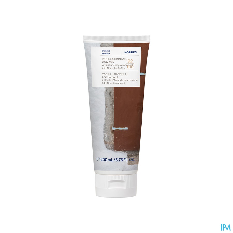 Korres Kb Lait Corporel Vanille Cannelle 200ml
