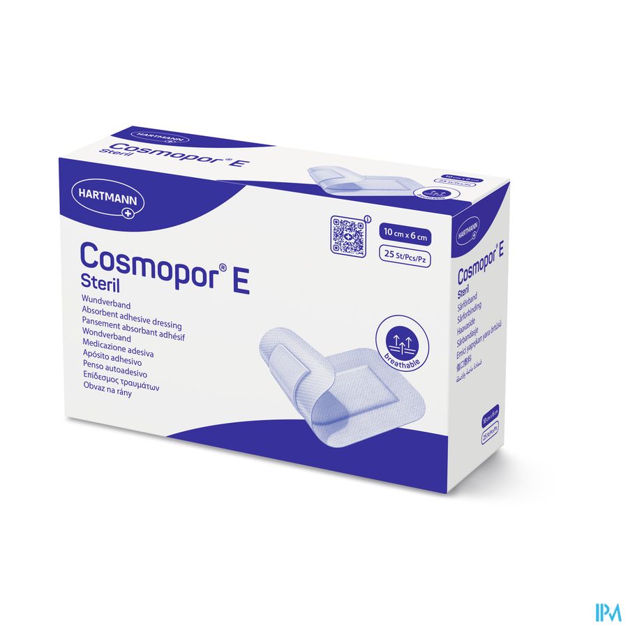 Cosmopor E Latexfree 10x6cm 25 P/s