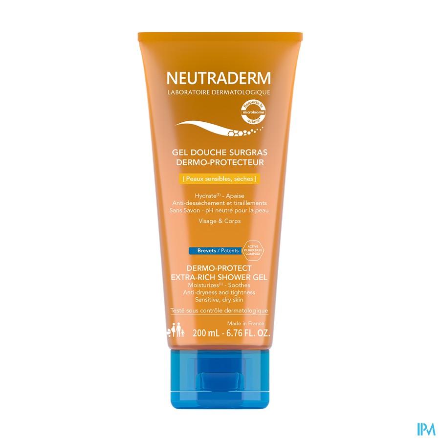 Neuraderm Douchegel Overvet 200ml