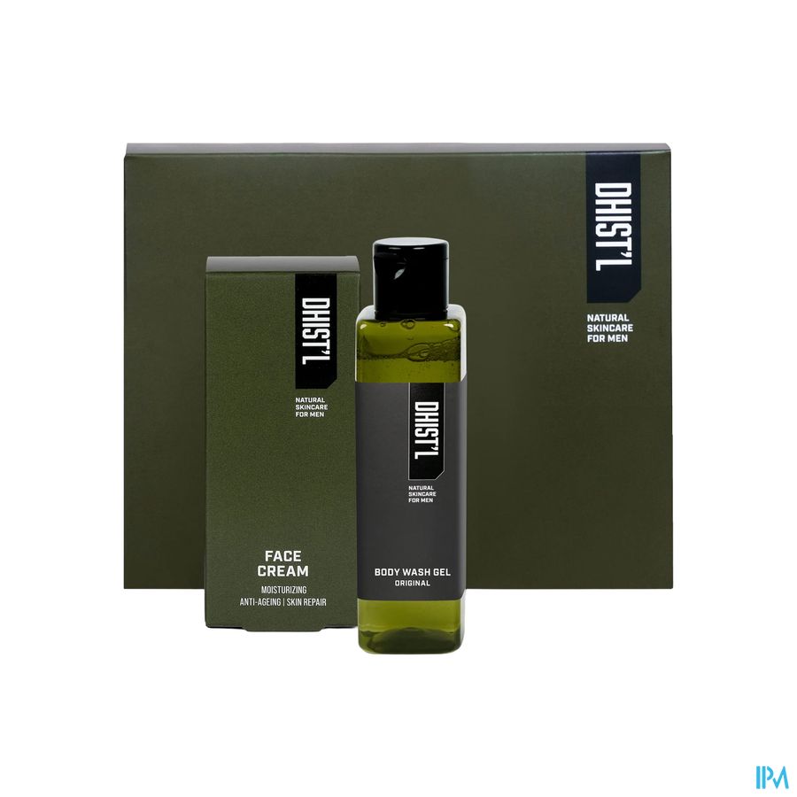 Dhistl Skin Care Set Face Cream&body Wash Gel