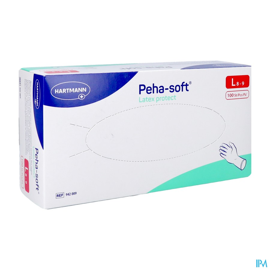 Peha Soft Handsch.latex N/pdr Protect l 100 942009