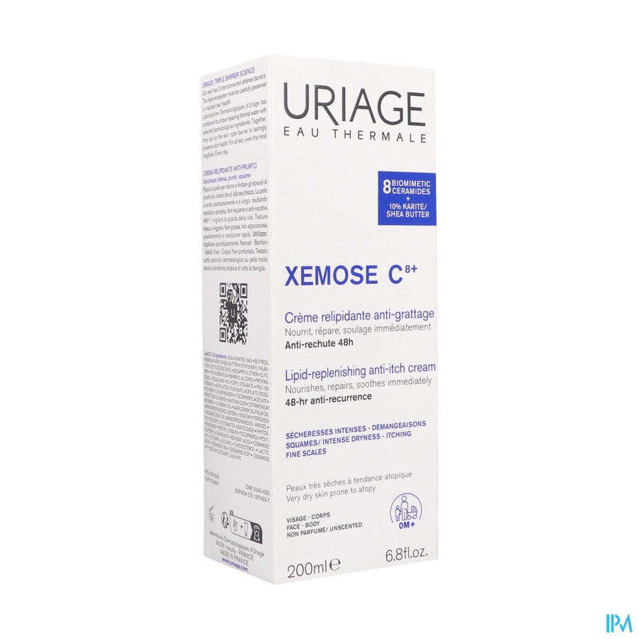 Uriage Xemose Creme Relipid. A/irrit. 200ml