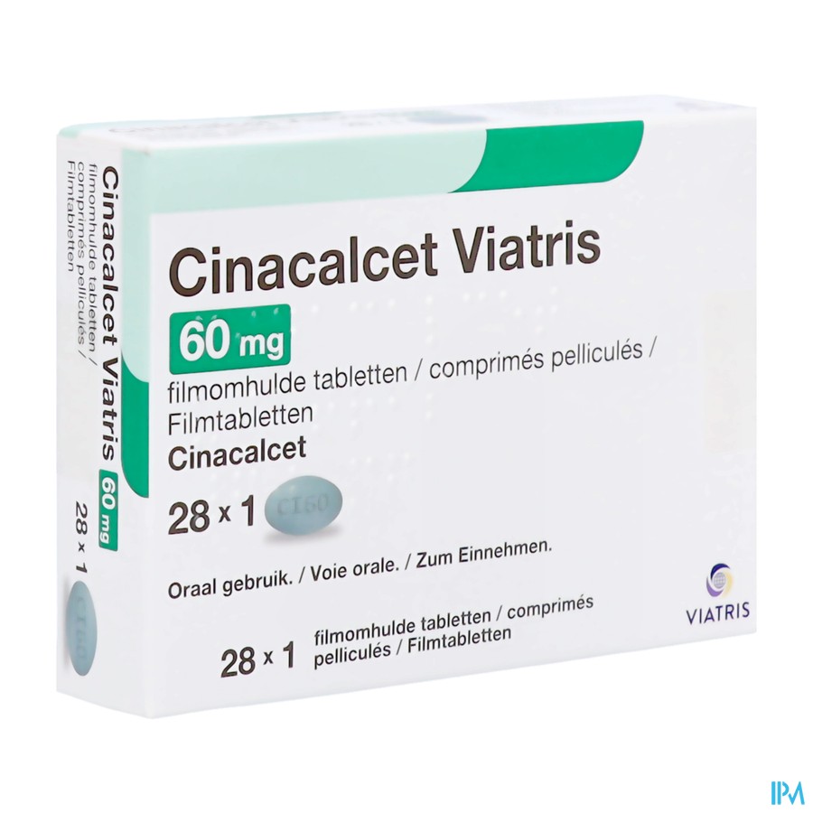 Cinacalcet Viatris 60mg Filmomh Tabl 28