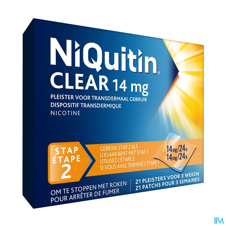 Niquitin Clear Patches 21 X 14mg