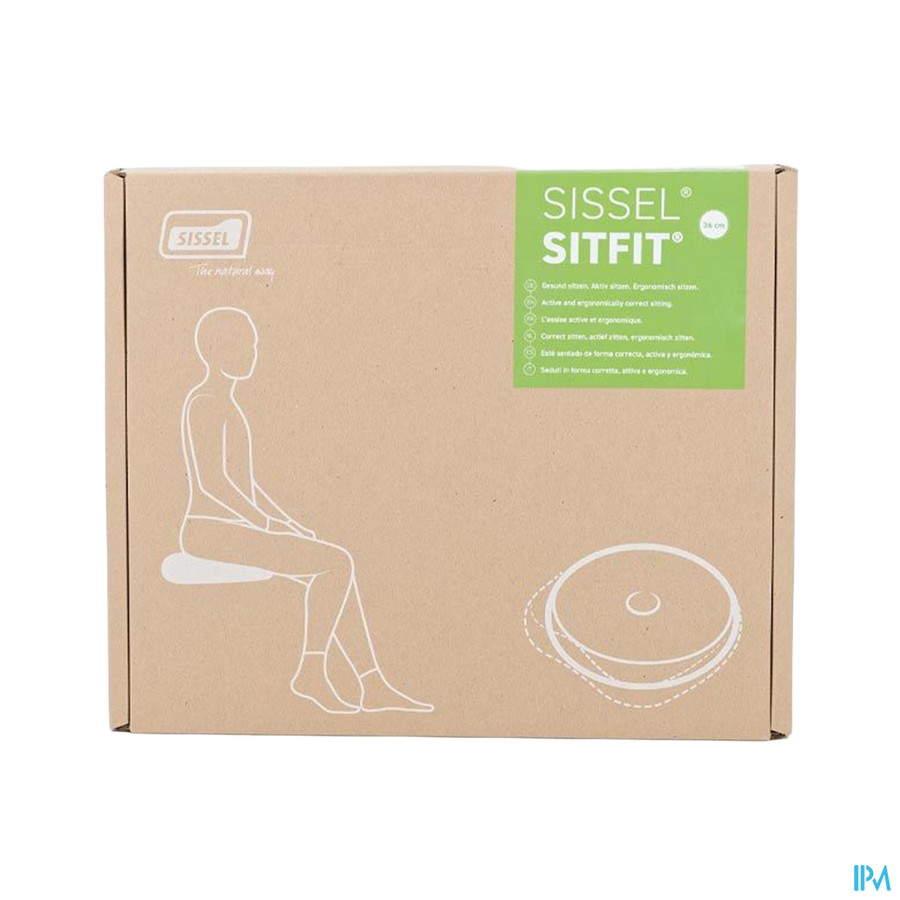Sissel Sitfit Coussin Ballon Diam.33cm Noir