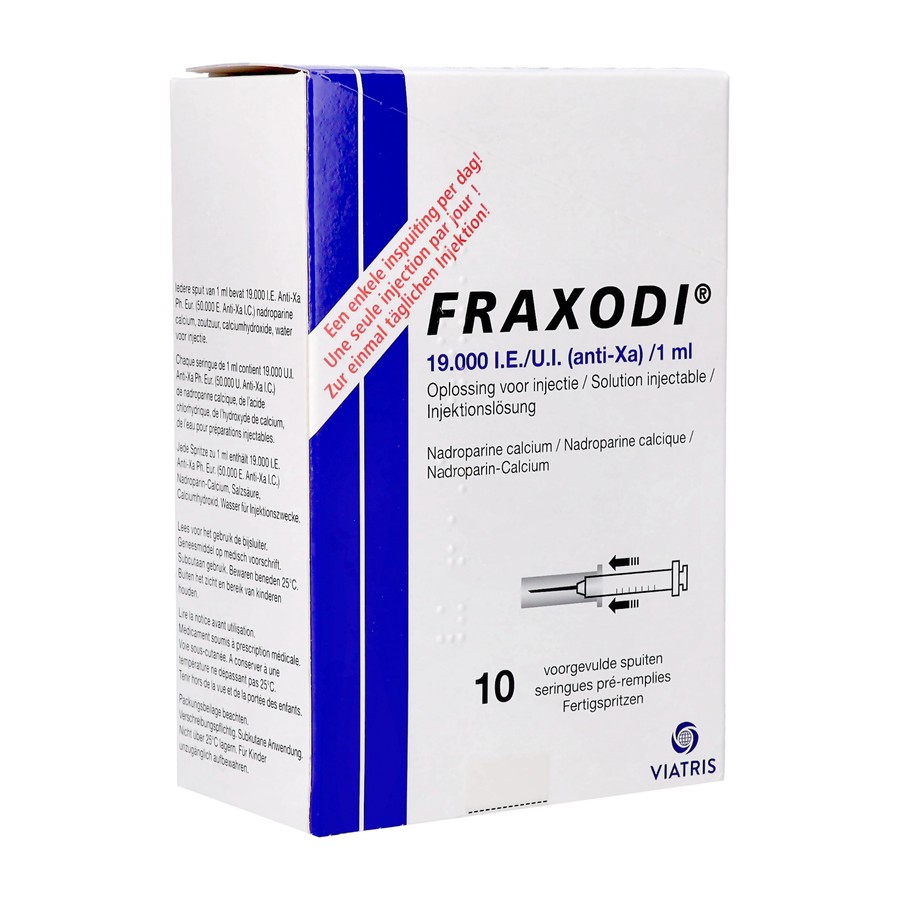 Fraxodi Amp Ser 10x1,0ml - 19.000 Ui/ie