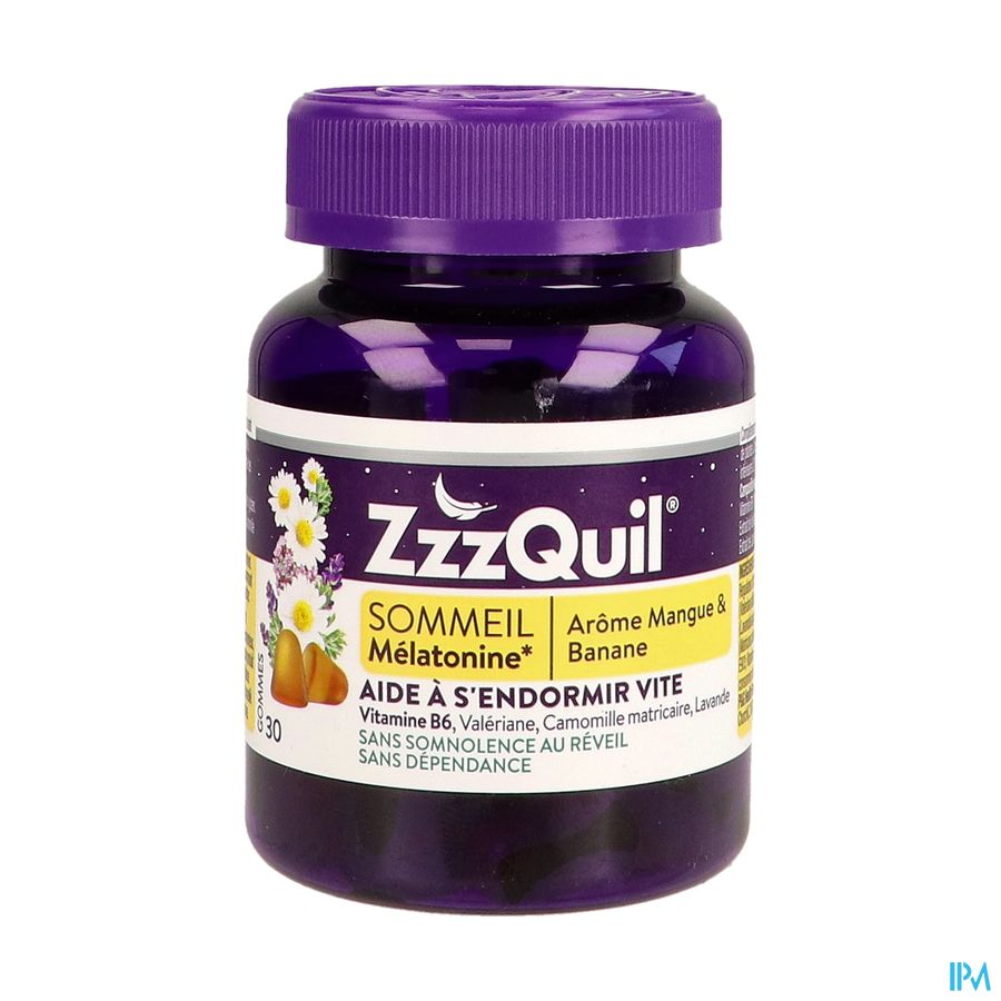 ZZZQUIL SOMMEIL MANG/BANA GOMME 30