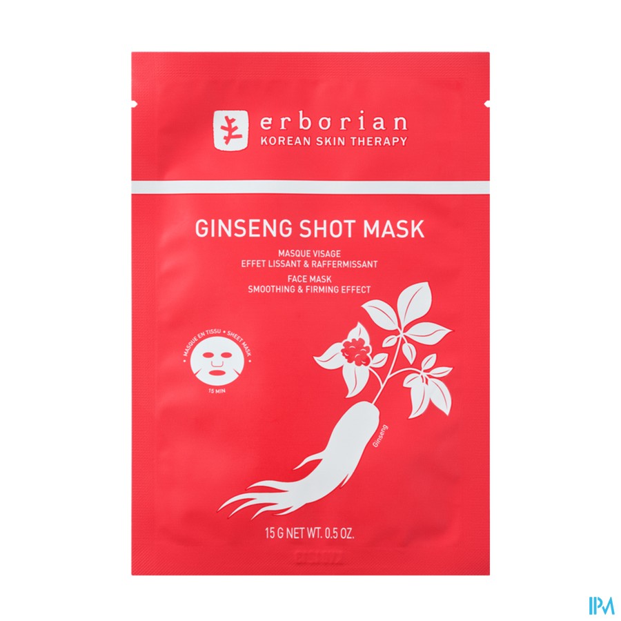 ERBORIAN GINSENG SHOT MASK 15G