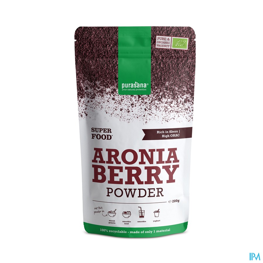 Purasana Superfoods Aronia Bio Pdr 200g