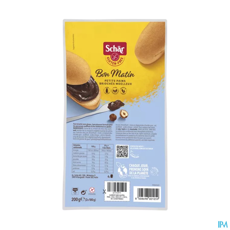 Schar Brood Bon Matin 200g 6463 Revogan