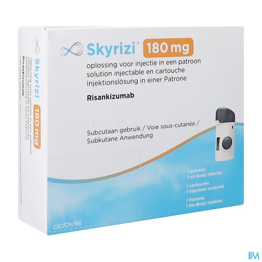 Skyrizi 180mg Sol Inj Cartouche 1,2ml