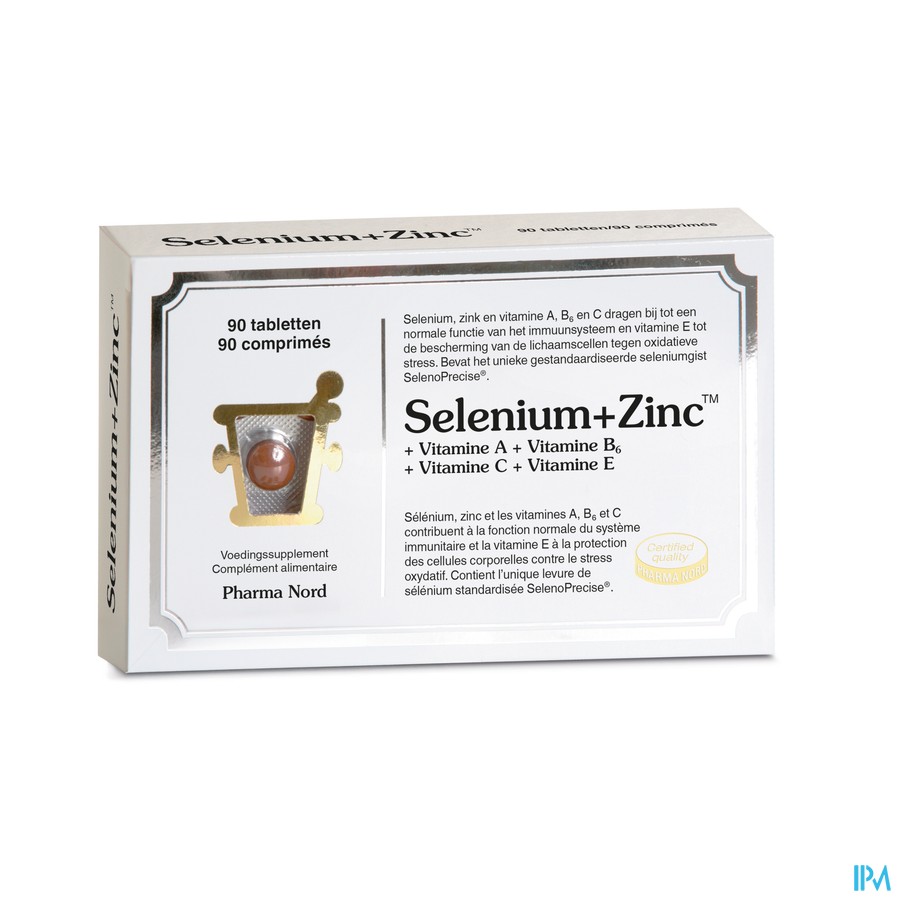 Selenium+zinc Tabl 90