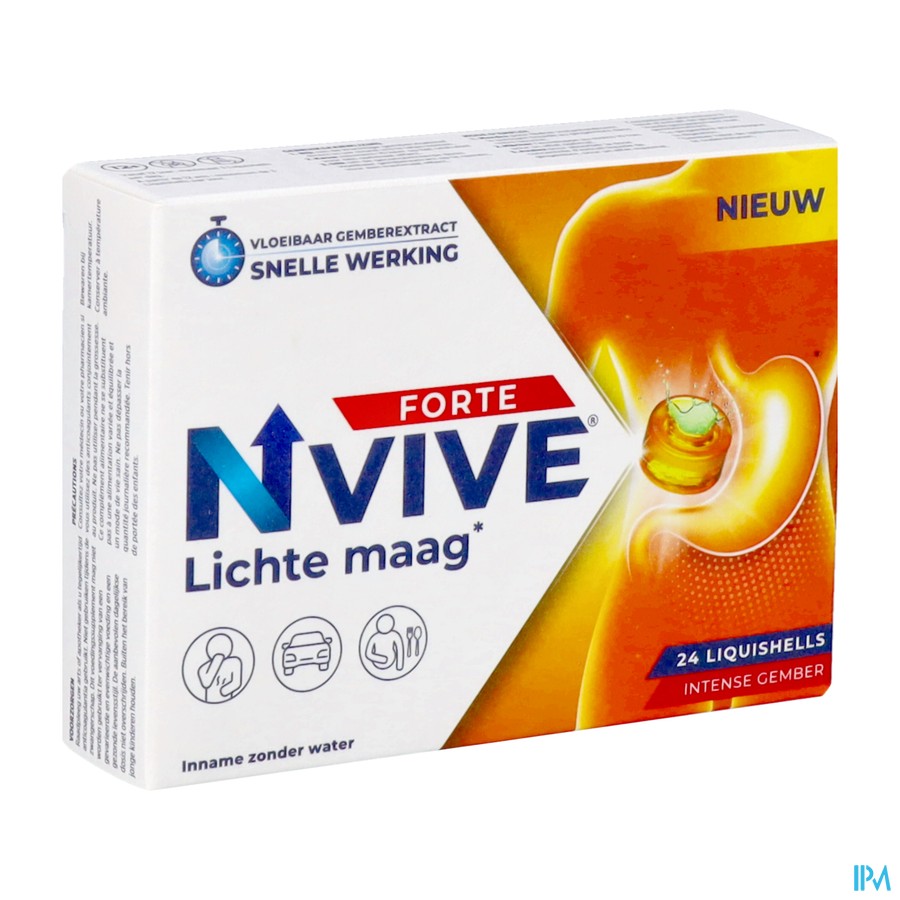 Nvive Lichte Maag Forte Liquishells 24