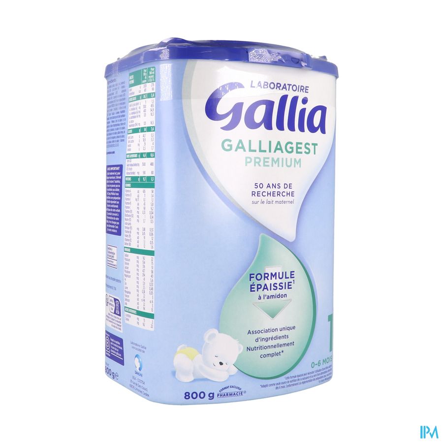 GALLIAGEST PREMIUM 1 LAIT PDR800G
