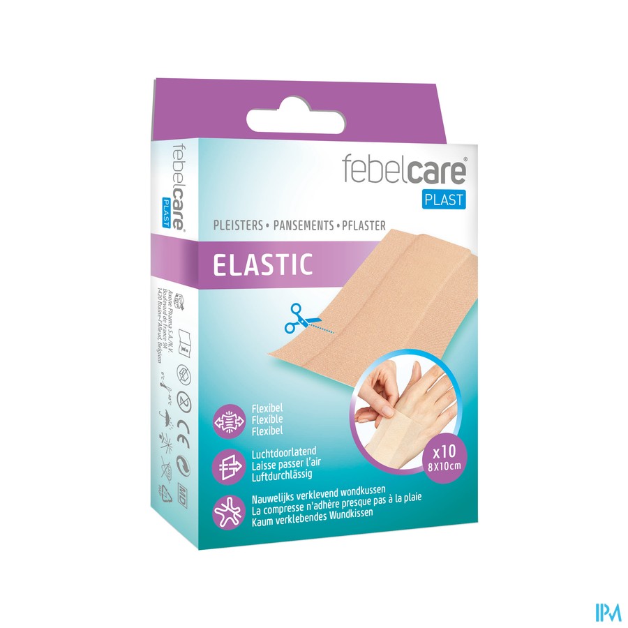 Febelcare Plast Elastic Uncut 10x8cm 10