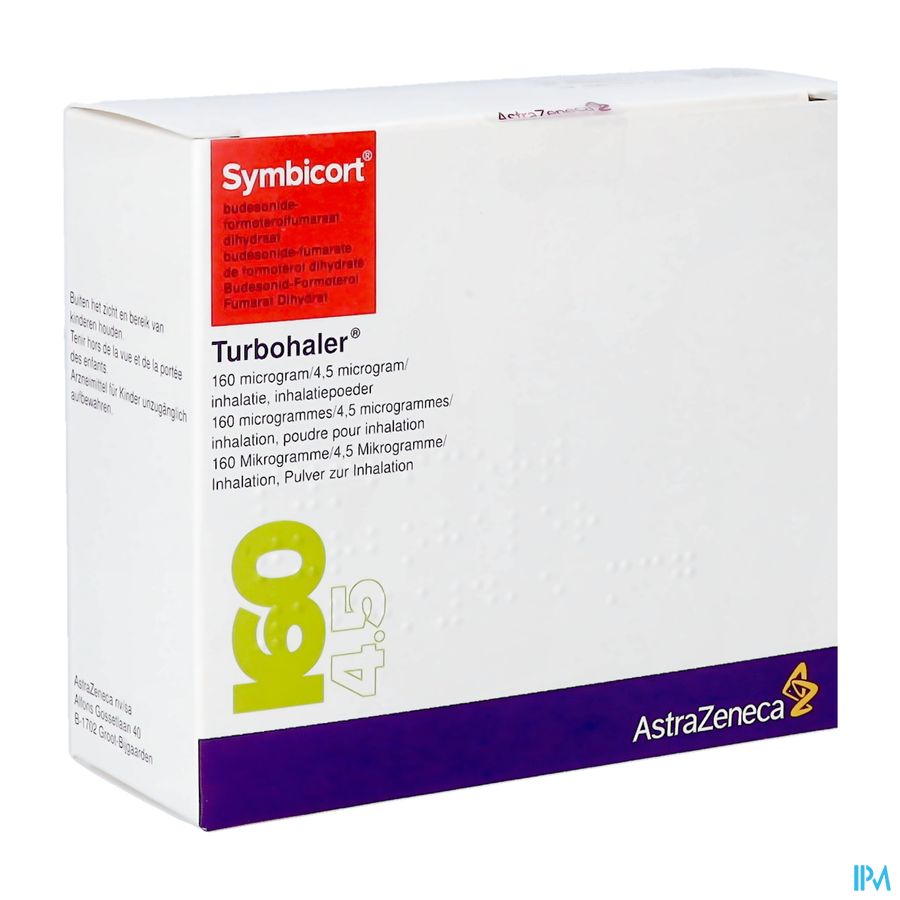 Symbicort Turbohaler 160mcg/4,5mcg Doses 3x120