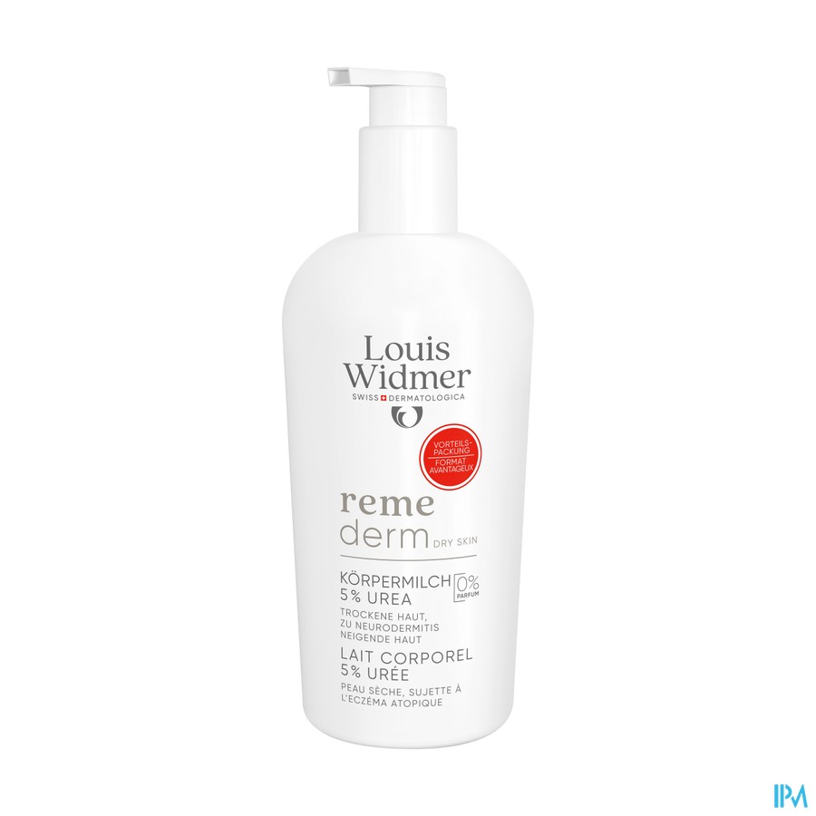 Widmer Remederm Lichaamsmelk 5 % Ureum Value Pack Z Parfum 400ml