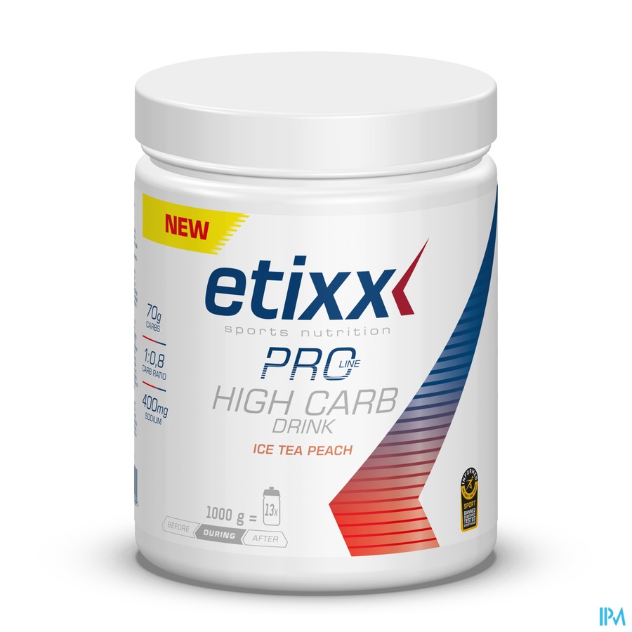 Etixx Pro Line High Carb Drink Ice Tea Peach 1000g