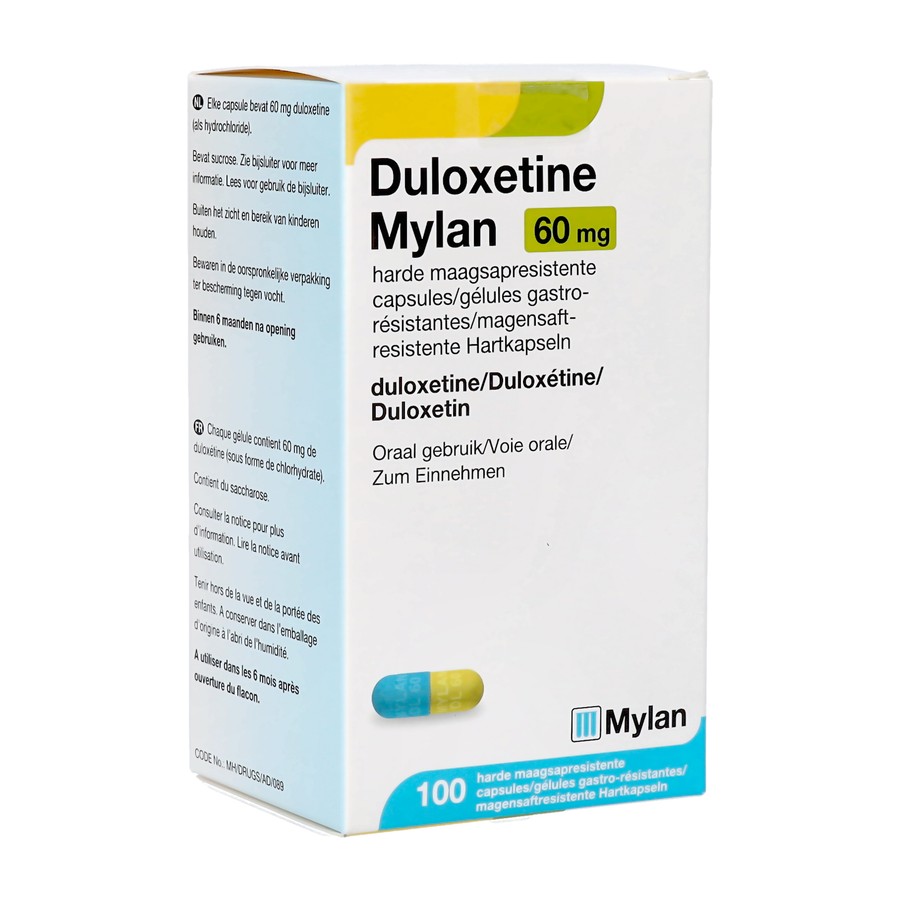 Duloxetine Mylan Maagsapresist Caps 100 X 60mg
