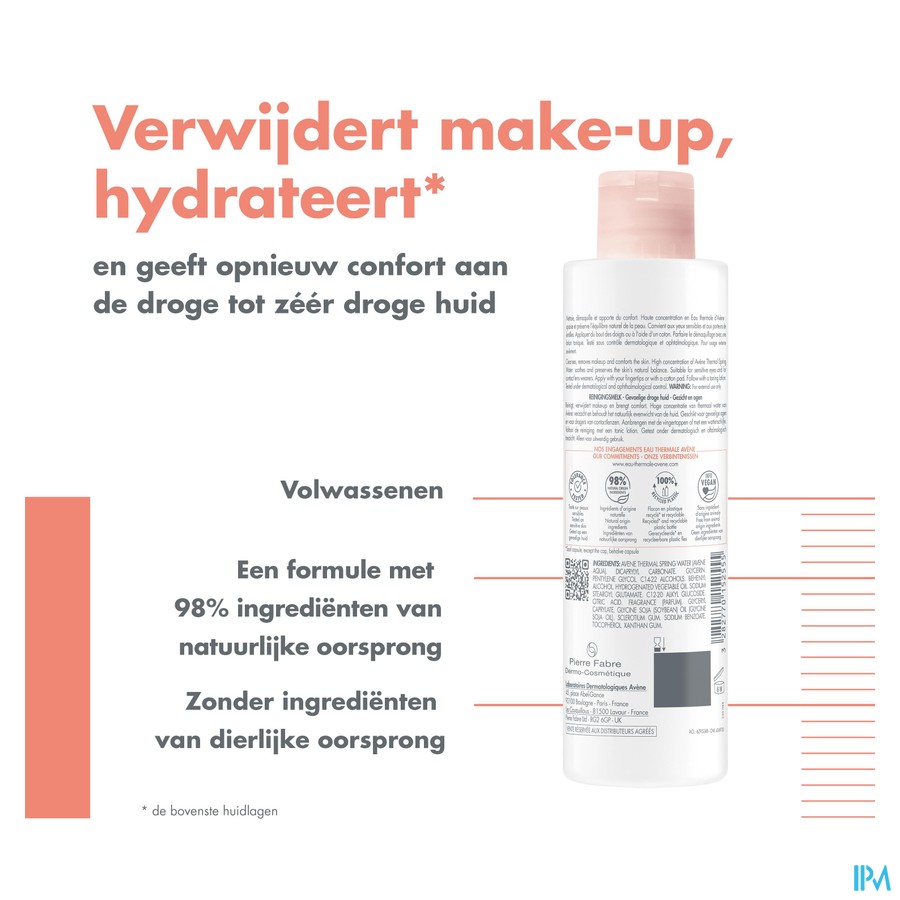 Avene Essentiels Micellair Reinigingswater 100ml