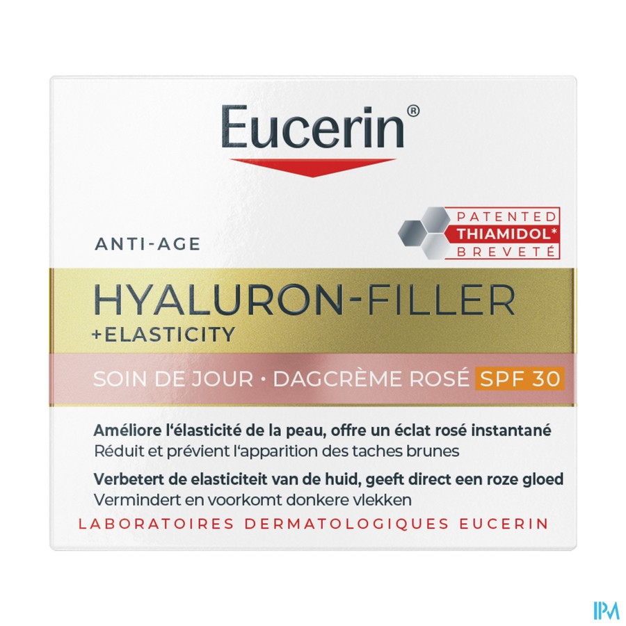 Eucerin Hyaluron Filler+elast.soin Rose Spf30 50ml