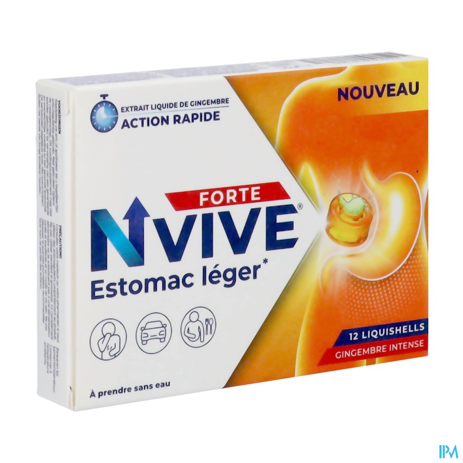 Nvive Estomac Leger Forte Liquishells 12