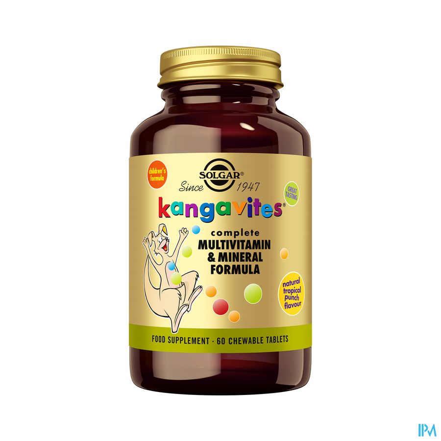 Solgar Kangavites Tropical Punch Comp Croq 60 Solgar Kangavites Tropical Punch Comp Croq 60