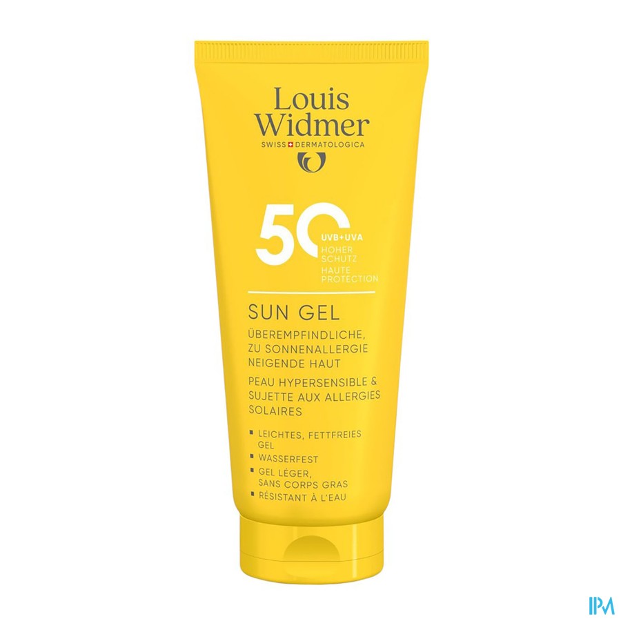 Widmer Sun Gel 50+ N/parf Tube 100ml