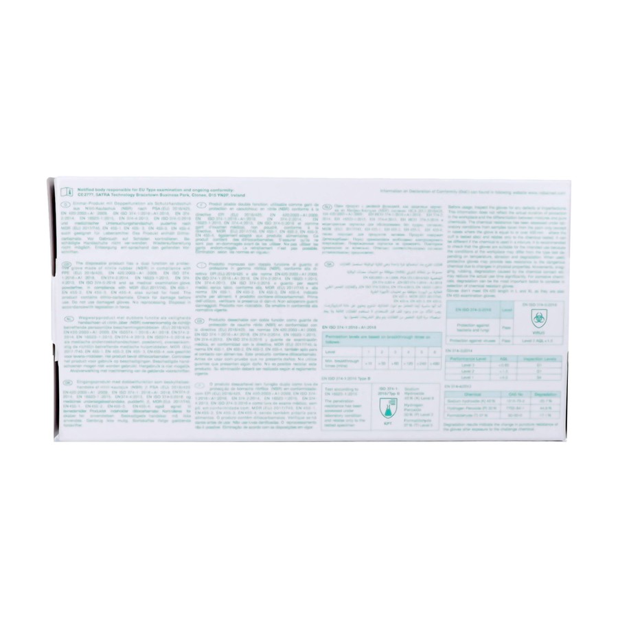 Noba Gants Nitril Ultra S/latex Xl Blanc 100