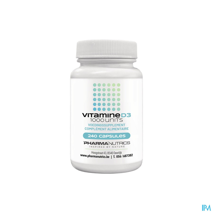 Vit D3 1000 Iu Caps 240 Pharmanutrics