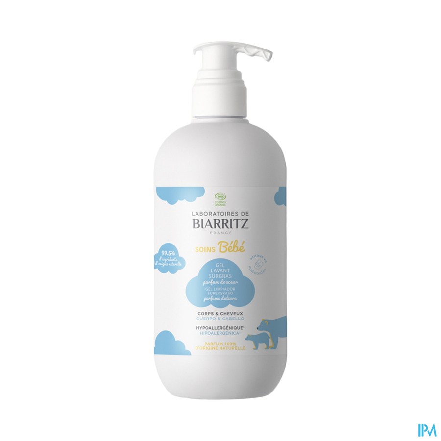 Overvette Wasgel Parfum Zacht 500ml Biarritz