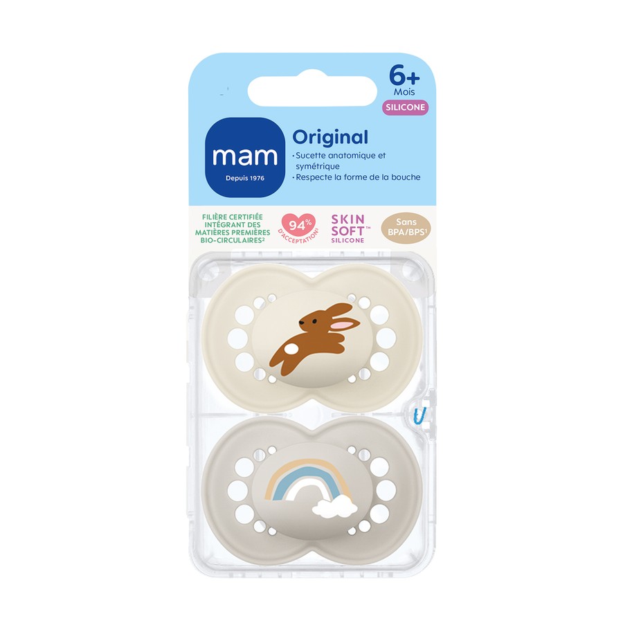 SUCET MAM ORIGIN NATUR SIL 6+M X2