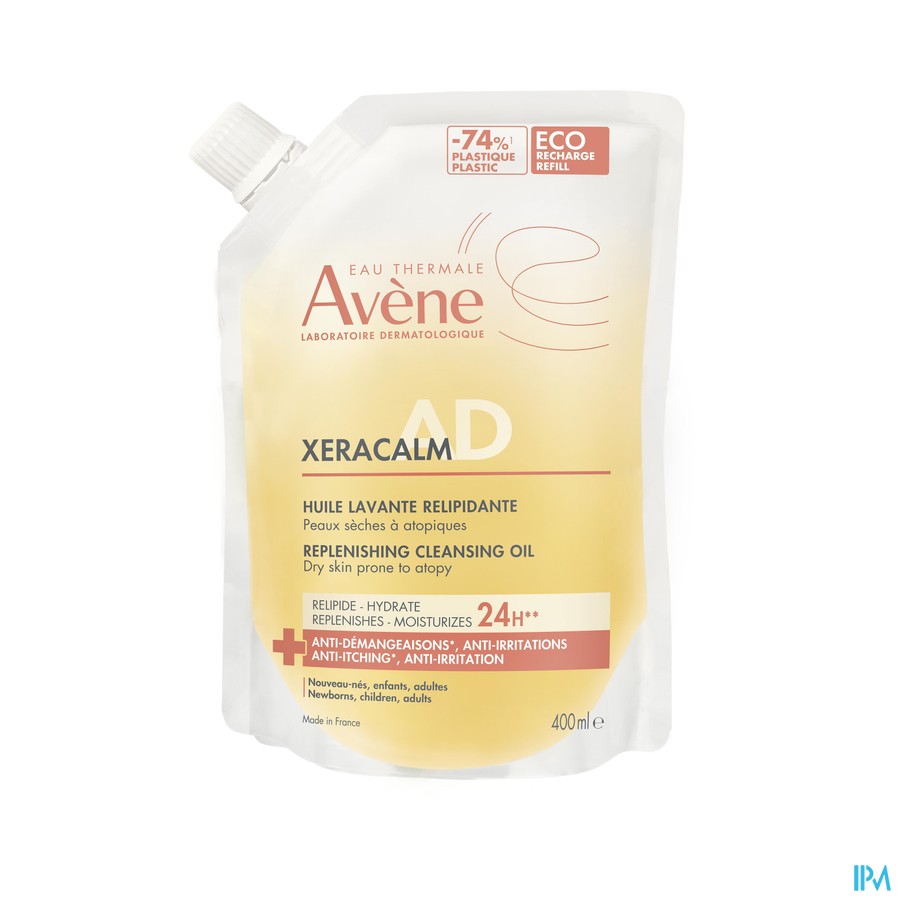 Avene Xeracalm Ad Wasolie Relipiderend Refill400ml