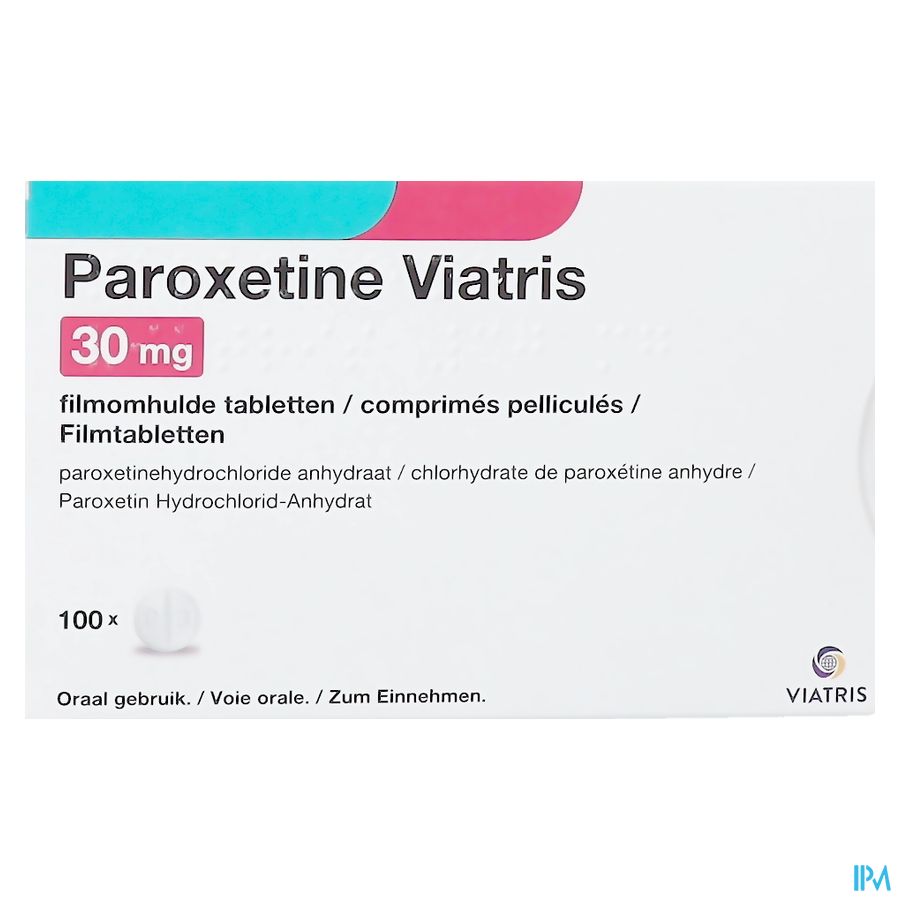 Paroxetine Viatris 30mg Comp 100 Blister 3