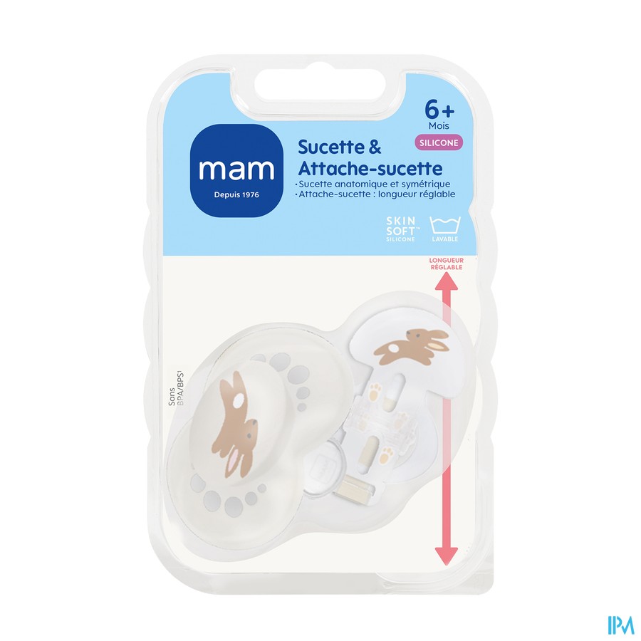 KIT SUCET+ATTACHE MAM SILIC 6+M