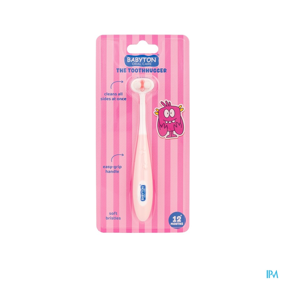 Babyton Tandenborstel Toothhugger Roze Pinky