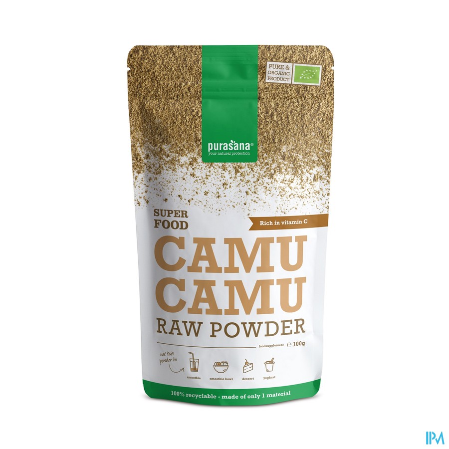 Purasana Vegan Camu Camu Pdr 100g Be-bio-02