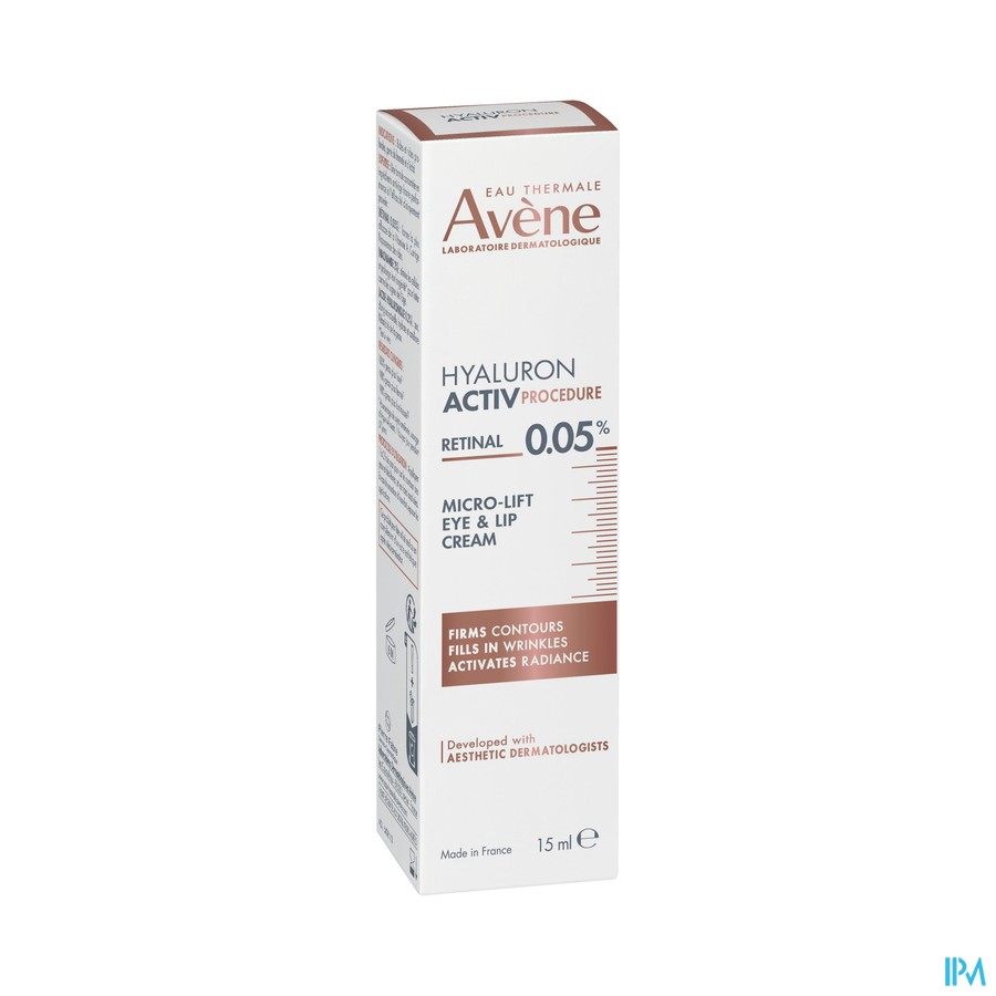 Avene Hyaluron Active Procedure Ogen & Lippen 15ml