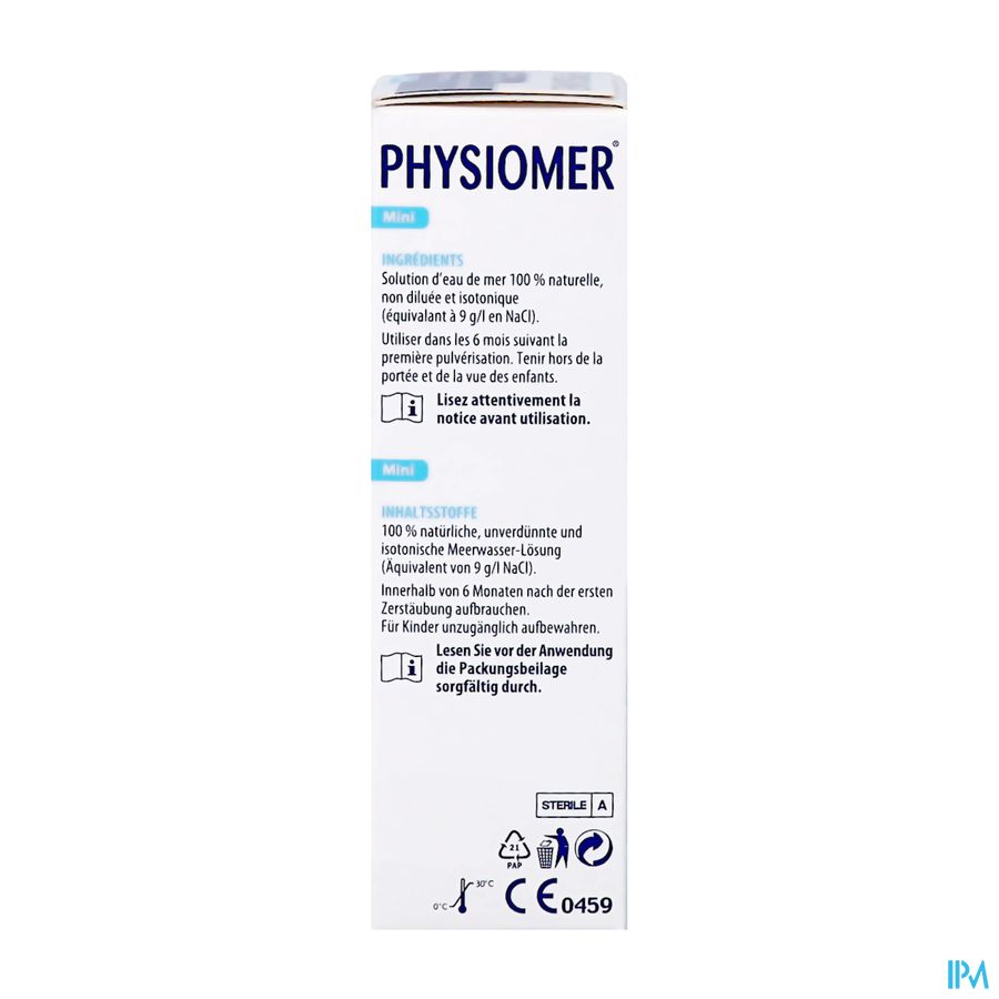 Physiomer Mini Spray 20ml New