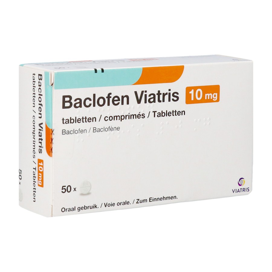 Baclofen Viatris 10mg Tabl 50