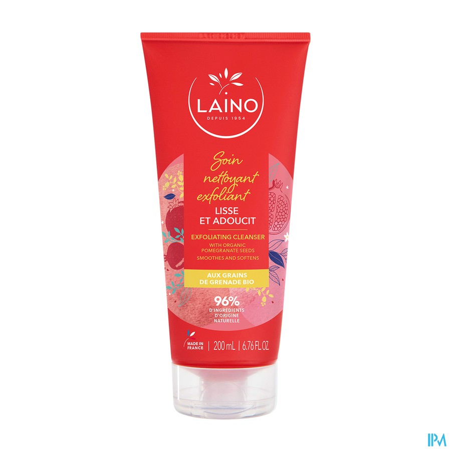 Laino Gel Douche Exfoliant Grenade Tube 200ml