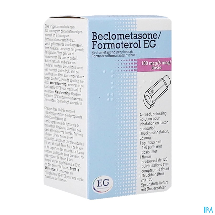 Beclometasone Formoterol EG 200Mcg/6D Susp Inh.120